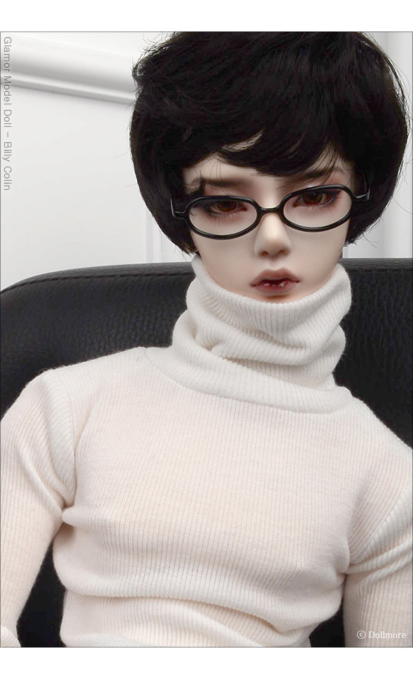 Glamor Model M Size - Baron Turtleneck Sweater (Ivory)
