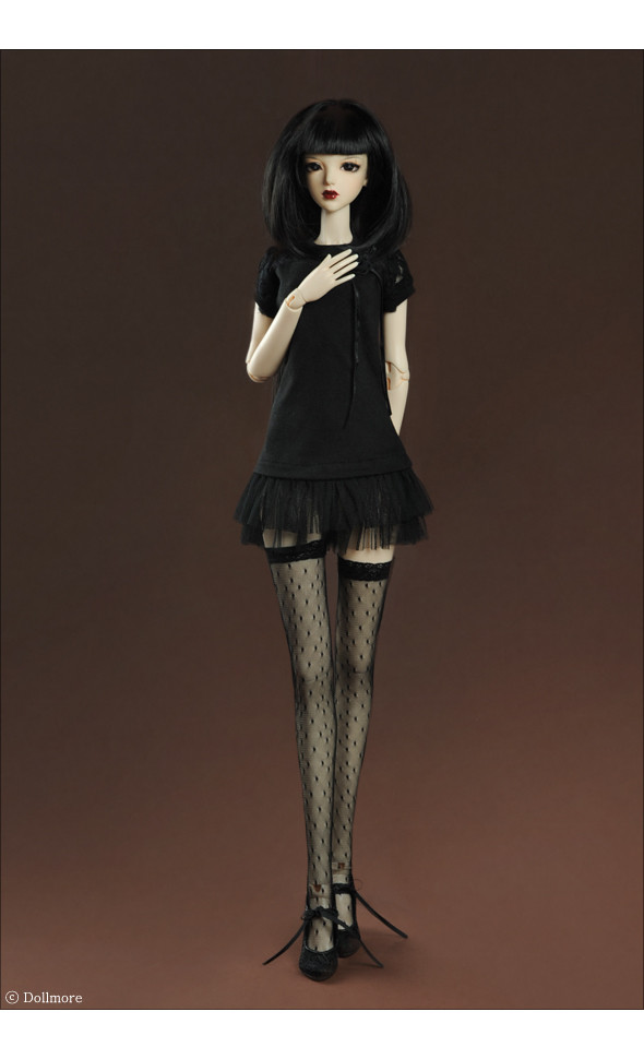 Model F - Nemamsok Mini Dress (Black)[B5]