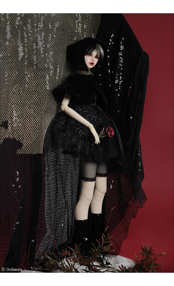 Model F - Pokochoto Dress Set (Black) [B5]
