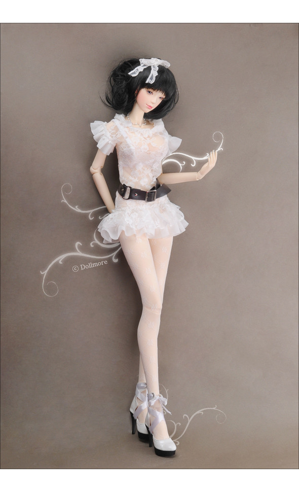 Model F - Sumi Dress Set (White)[B6]
