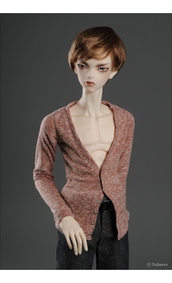 Model M Size - Vantte Cardigan (Red Brown)