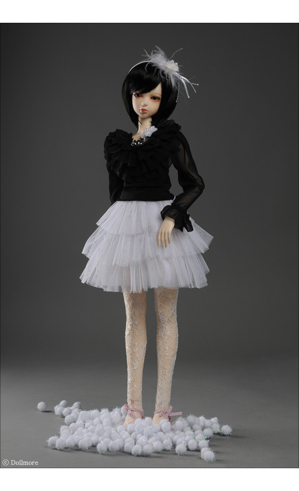 SD - 3 Swan Skirt (White)[B1-4-3]