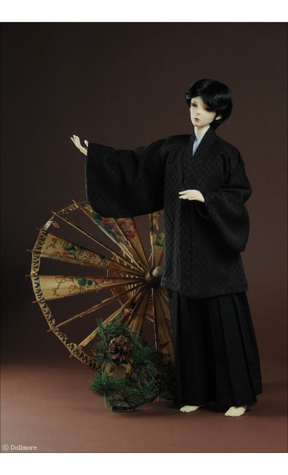 SD - Basic Kimono (Black) [B1-6-3]