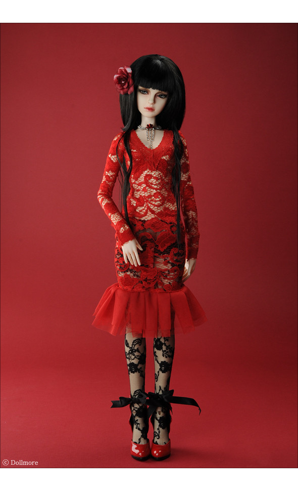 SD - Gateau One-piece Dress (Red)[B1-3-6]