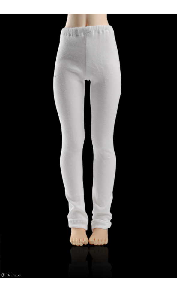 Zaoll - Ankle length leggings (Leggings-White)