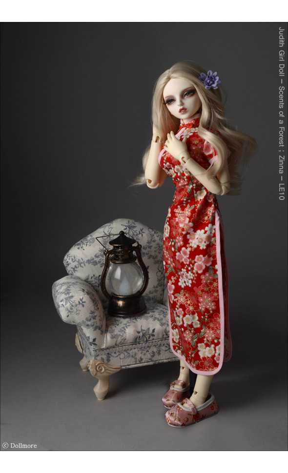Judith Girl Size - PRC Qipao Dress (Red)