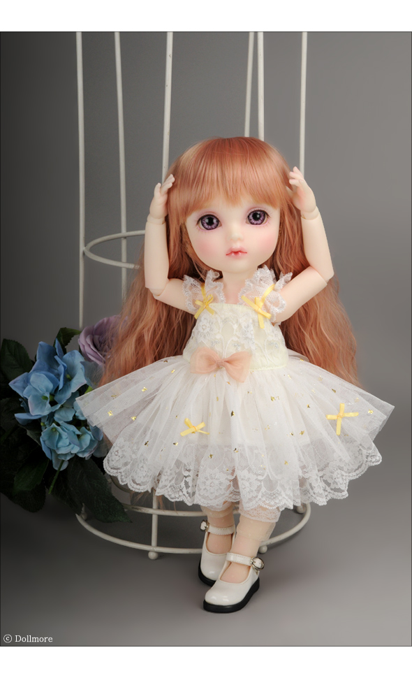 Mokashura Size - AB707 Stella Dress (Ivory)