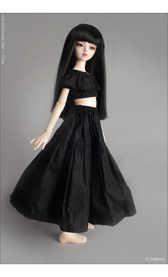 MSD - SYM Long Skirt (Black)[A6-2-5]