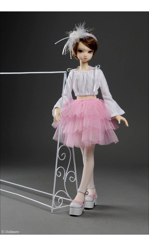 MSD - 3 Swan Skirt (Pink) [A6-6-1]