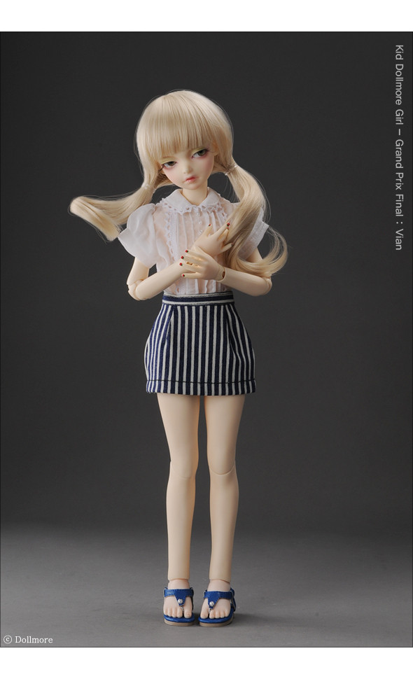 MSD - Emina Skirt (Stra Navy)[A6-4-5]