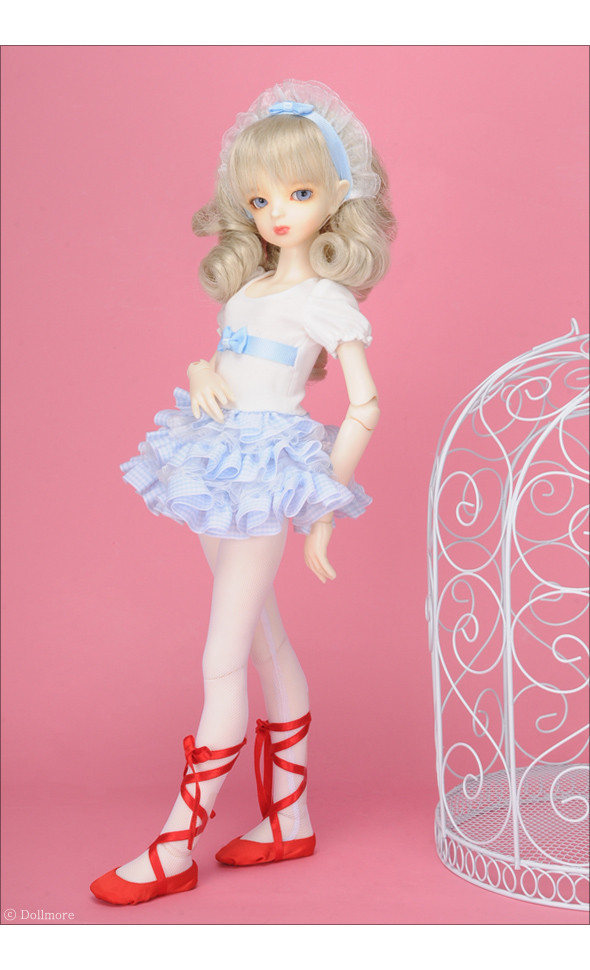 MSD - Gem Ballerina Dress Set (Sky)[A7-1-3]