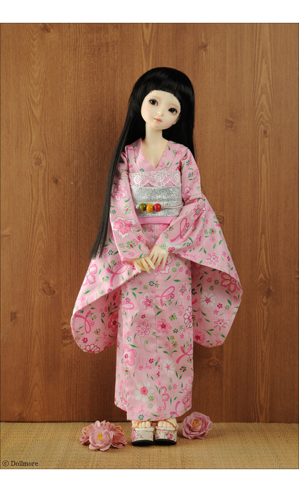 MSD - Goyeon Kimono Set (Pink)[A7-1-1]
