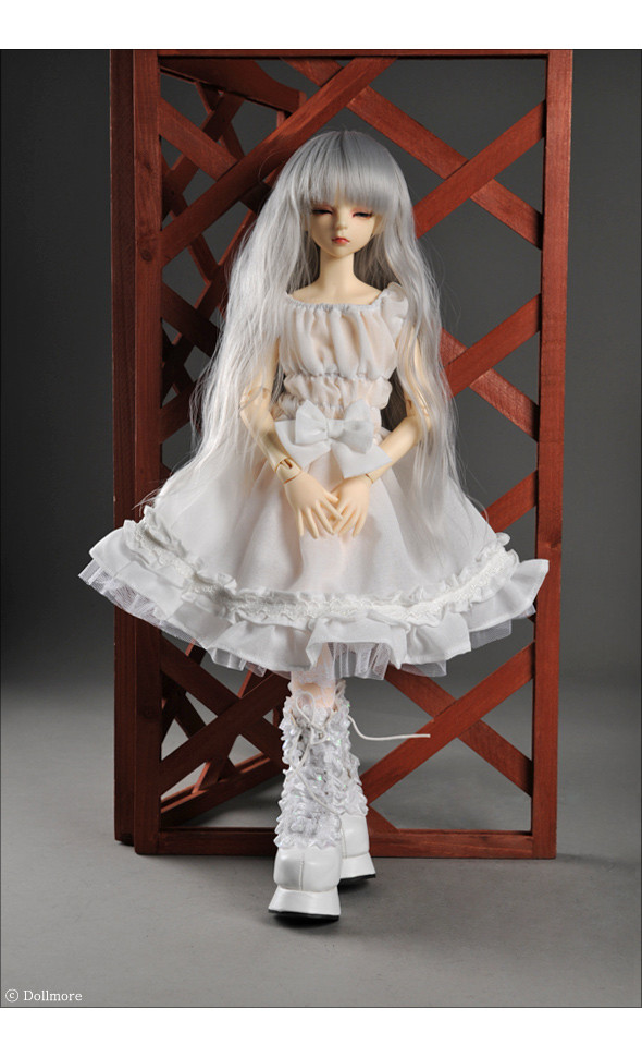 MSD - Phnia Dress (White)[A7-4-2]