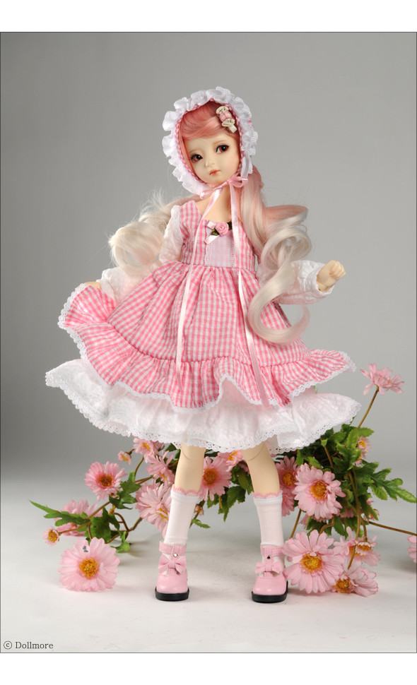 MSD - Ripple Dress Set (Pink)[A6-1-2]