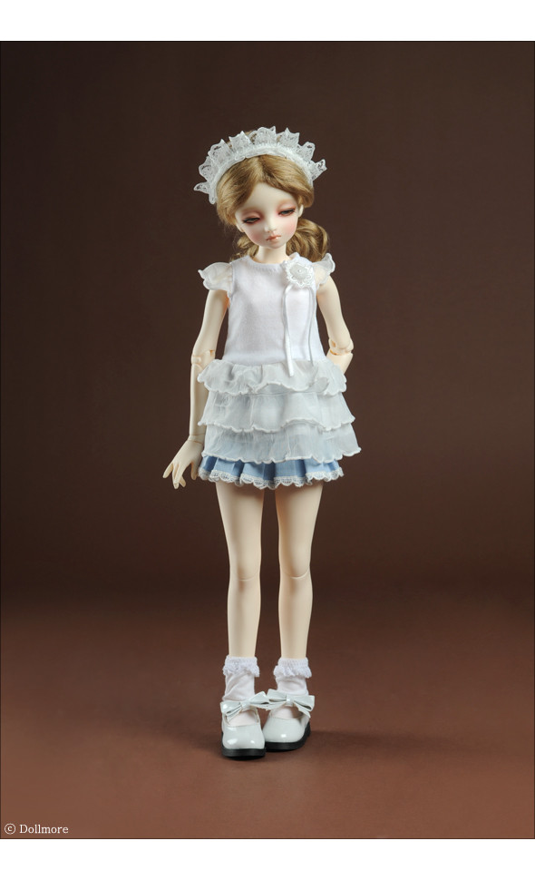 MSD - Sorisomum Mini Dress (White)[A7-6-3]