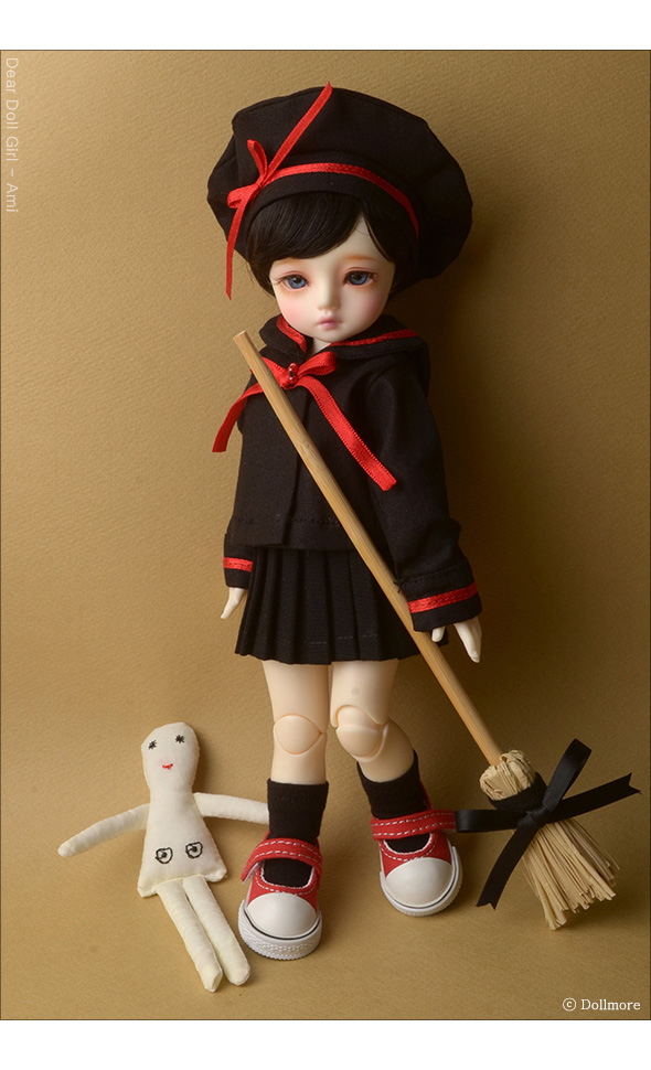 Dear Doll Size - Acddang Sailor Dress (Black)