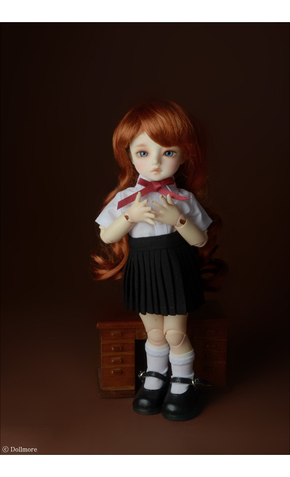 Dear Doll Size - Byshu Pleated Skirt (Black)