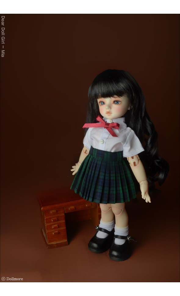 Dear Doll Size - Byshu Pleated Skirt (Green)