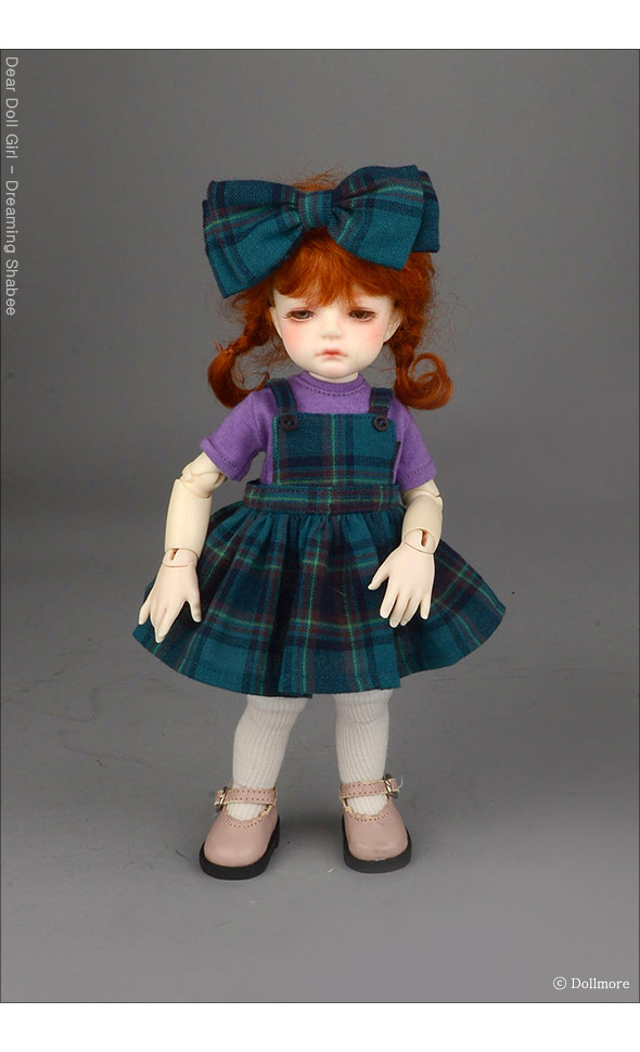 Dear Doll Size - CHM Overalls Skirt (Green)