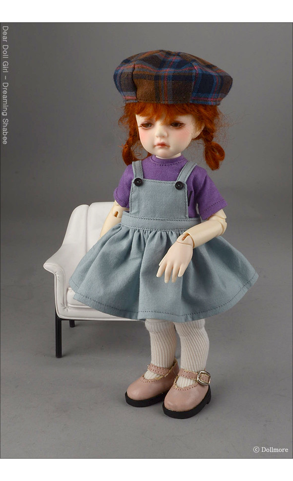 Dear Doll Size - CHM Overalls Skirt (Mint)