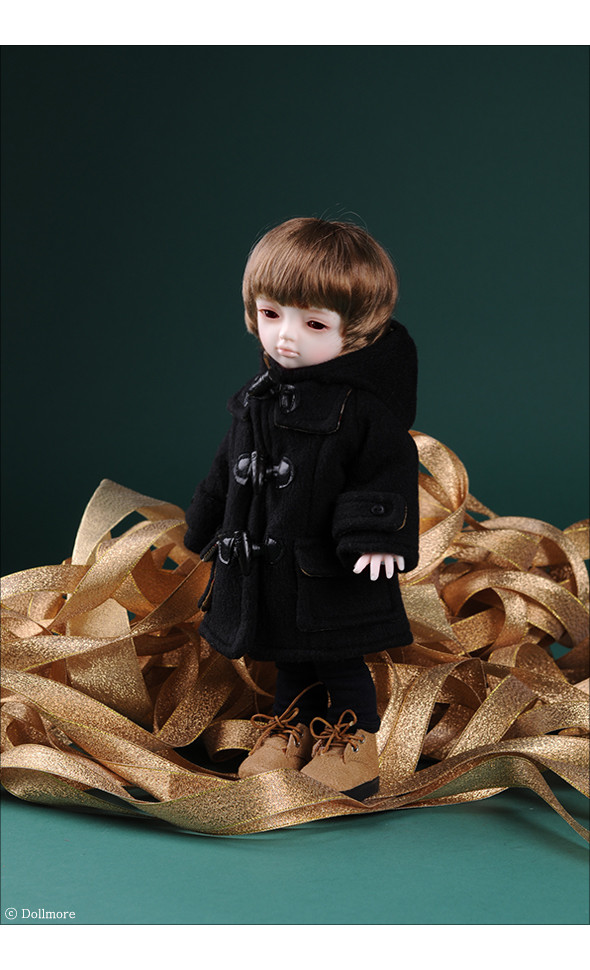 Dear Doll Size - Duffle Coat (Black)