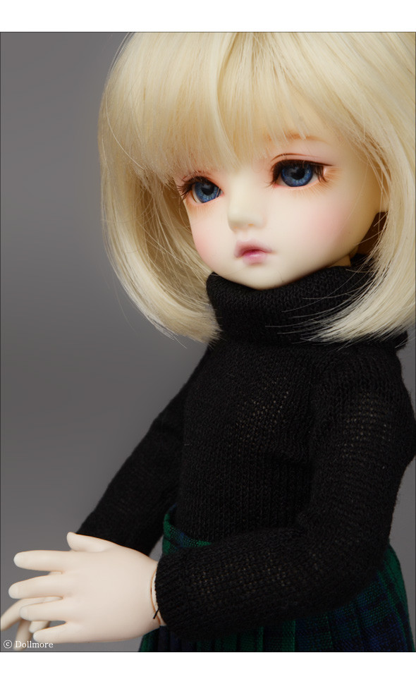Dear Doll Size - HAM Turtleneck Knitwear (Black)