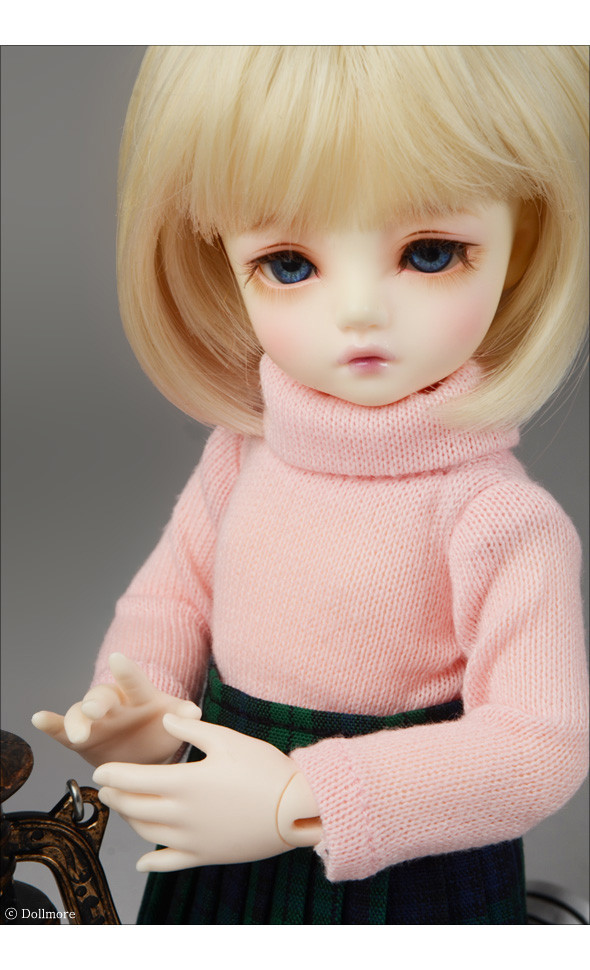 Dear Doll Size - HAM Turtleneck Knitwear (Pink)