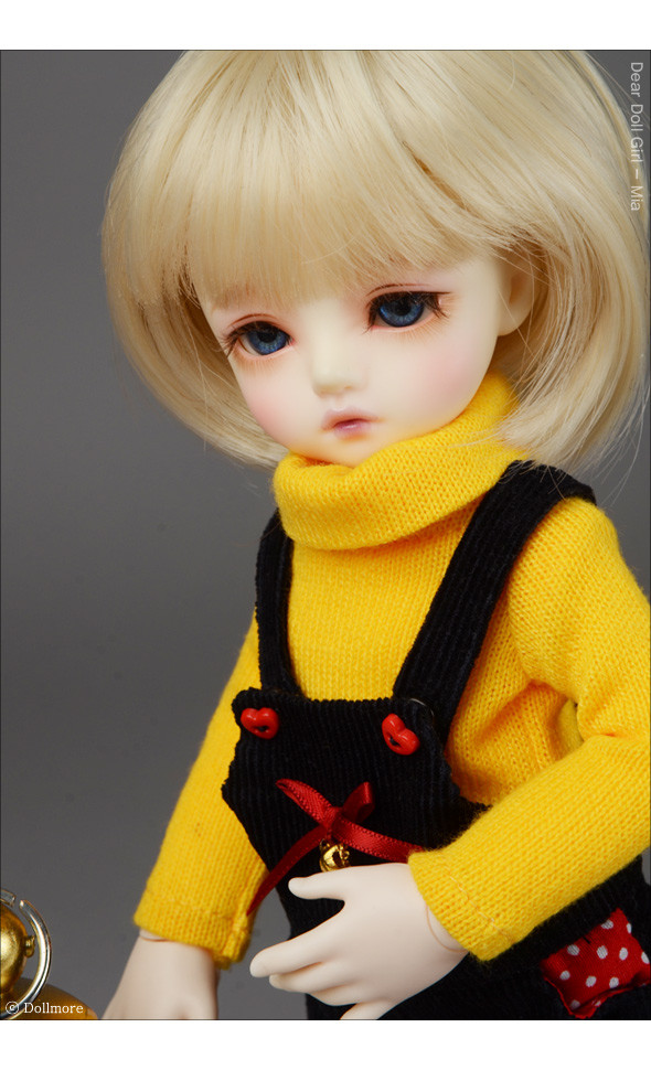 Dear Doll Size - HAM Turtleneck Knitwear (Yellow)