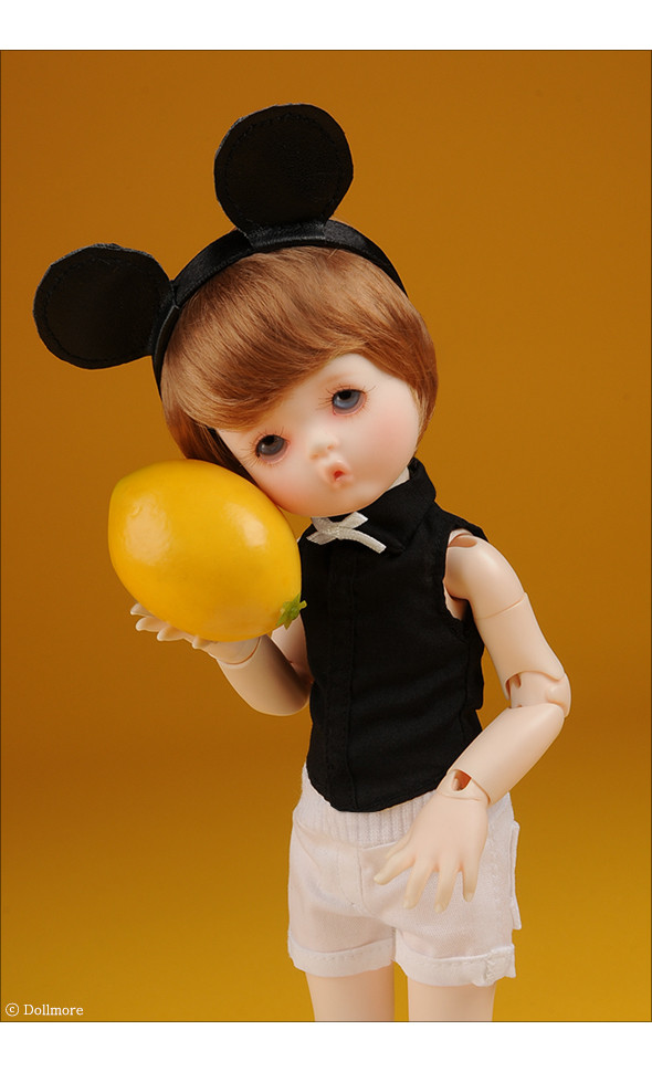 Dear Doll Size - Lucie Sleeveless Shirt (Black)