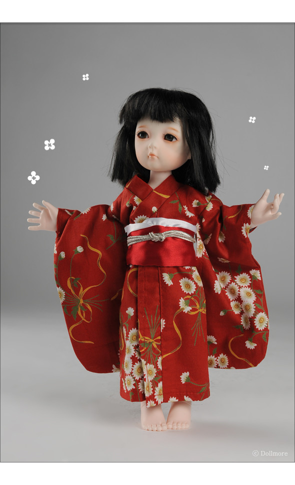 Dear Doll Size - Maro Kimono Set (Red)[K8-2-5]