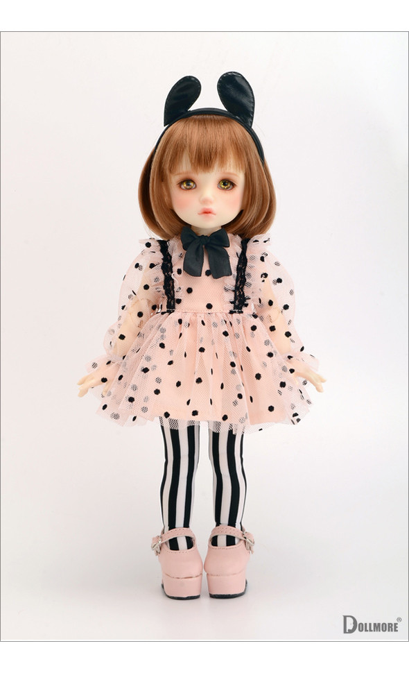 Dear Doll Size - Shaa Dress (Pink Dot)