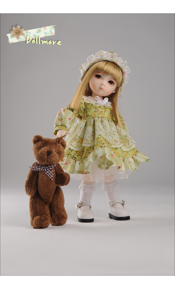 Dear Doll Size - Spring Song Dress Set (Lime)