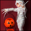 Dear Doll Size - Trick Or Treat Costume (White)
