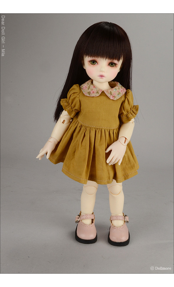 Dear Doll Size - UD-87 Mustard Dress