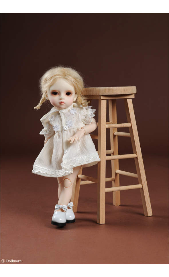 Dear Doll Size - Vanilla Race Hood Blouse (Ivory)