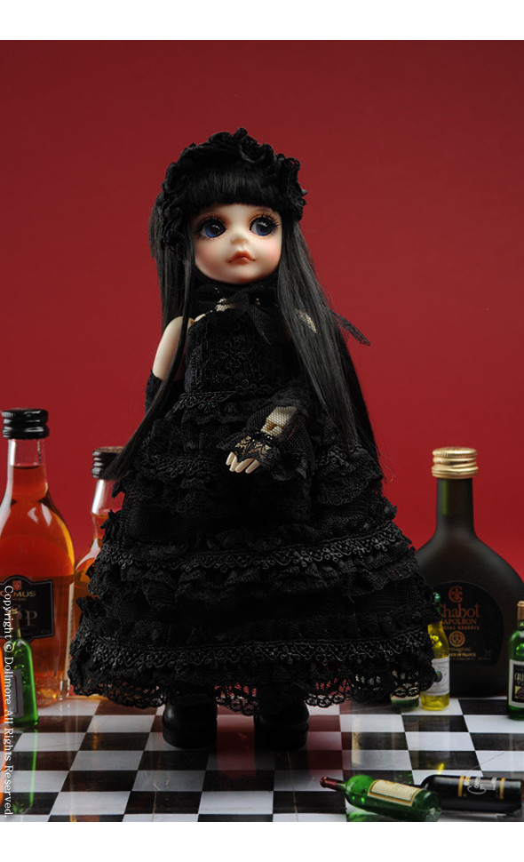 (Limited Costume)I Doll Size - Tialra Black Clothes Set - LE20