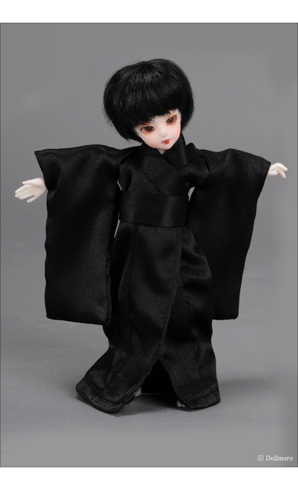 Banji - Night Single Layer Kimono (Black)