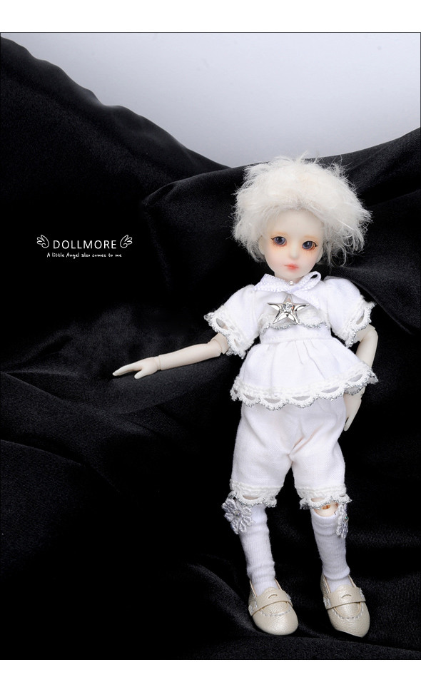 Banji Size - Petit Angel Boy Set (White)