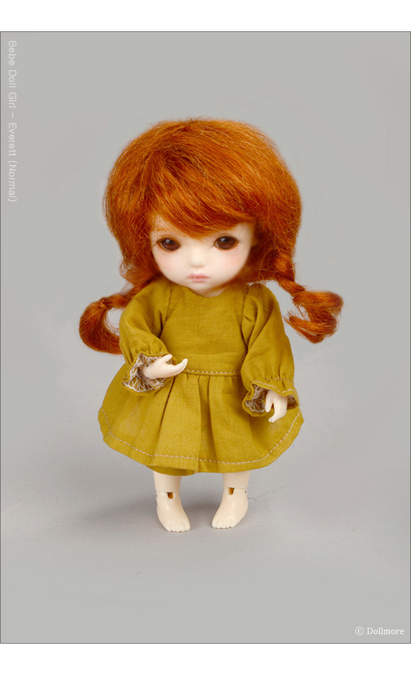 Bebe Doll Size - AB-20 겨자색원피스
