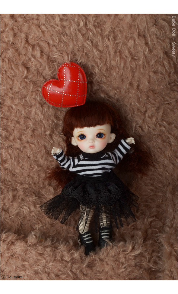 Bebe Doll Size - Race Swan Skirt(Black)