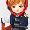 Bebe Doll Size - Tiny Baseball Jacket (Navy)