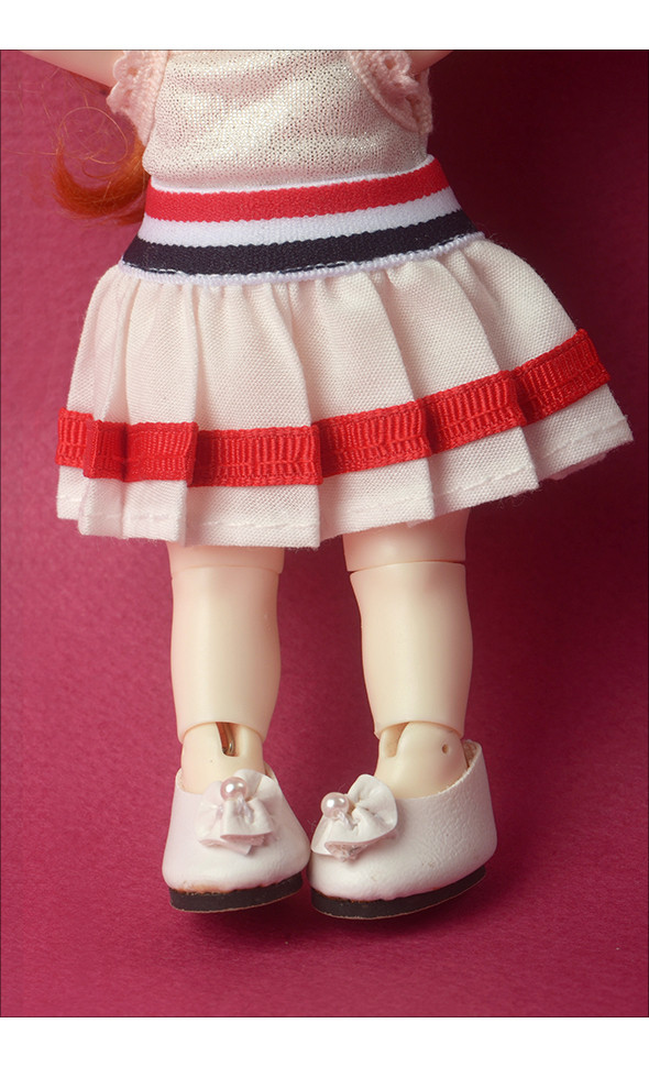 Bebe Doll Size - Tiss Skirt (R White)