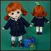 Bebe Doll Size - TY kindergarten Uniform Set (Girl/Navy)[B4-3-2]