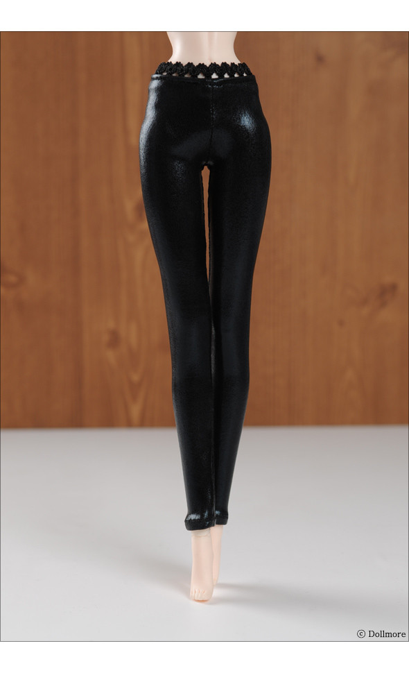 12 inch Size - Beiyo Leather Leggings (Black)