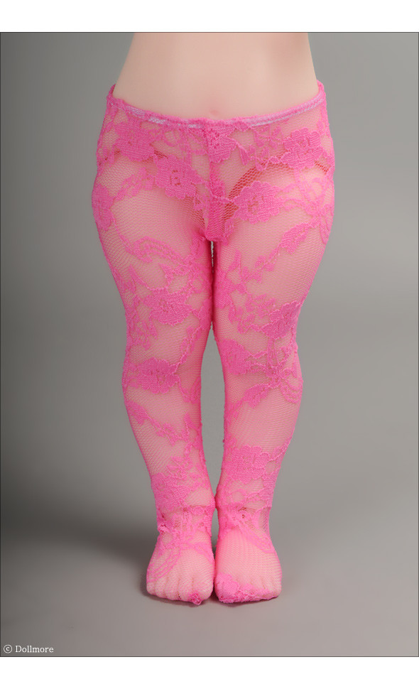 Mokashura Size - AB715 Lacefla Panty Stocking (Pink)