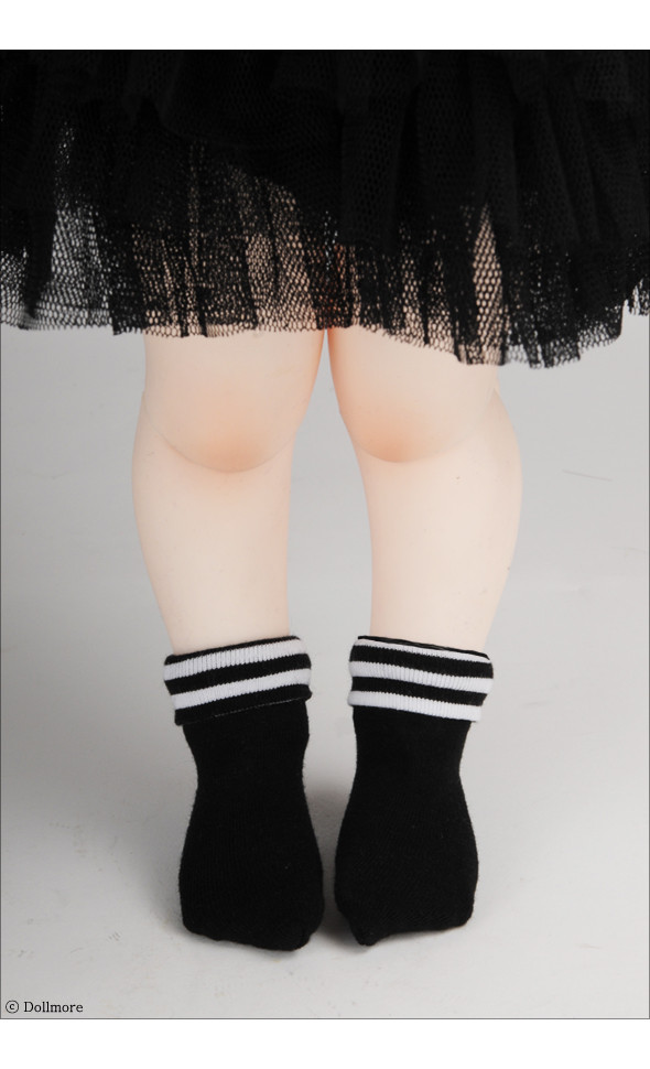 Mokashura Size - Angkm Socks (Black Stra)