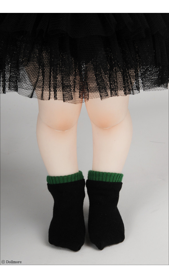 Mokashura Size - Greenkak Socks (Black)