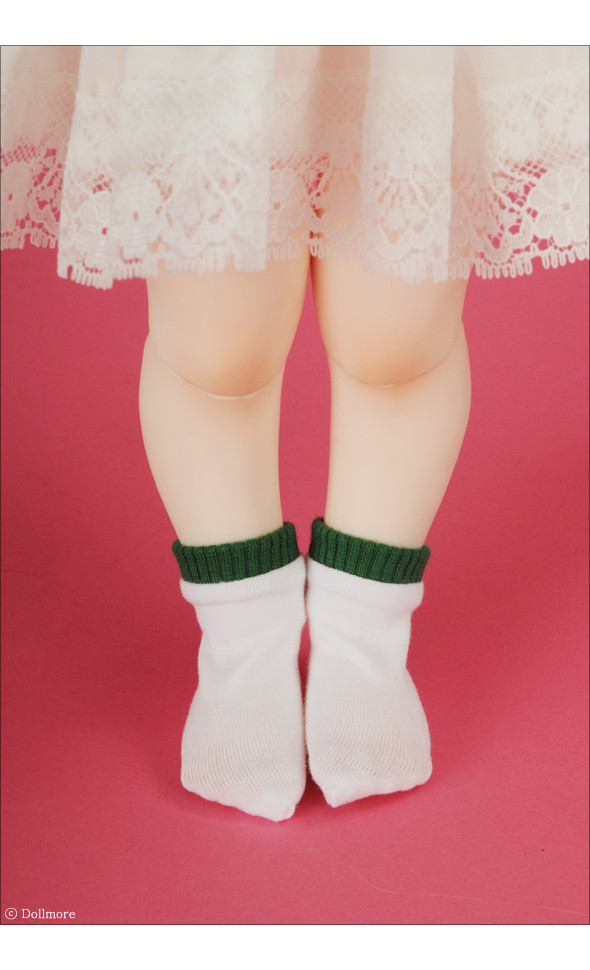 Mokashura Size - Greenkak Socks (White)