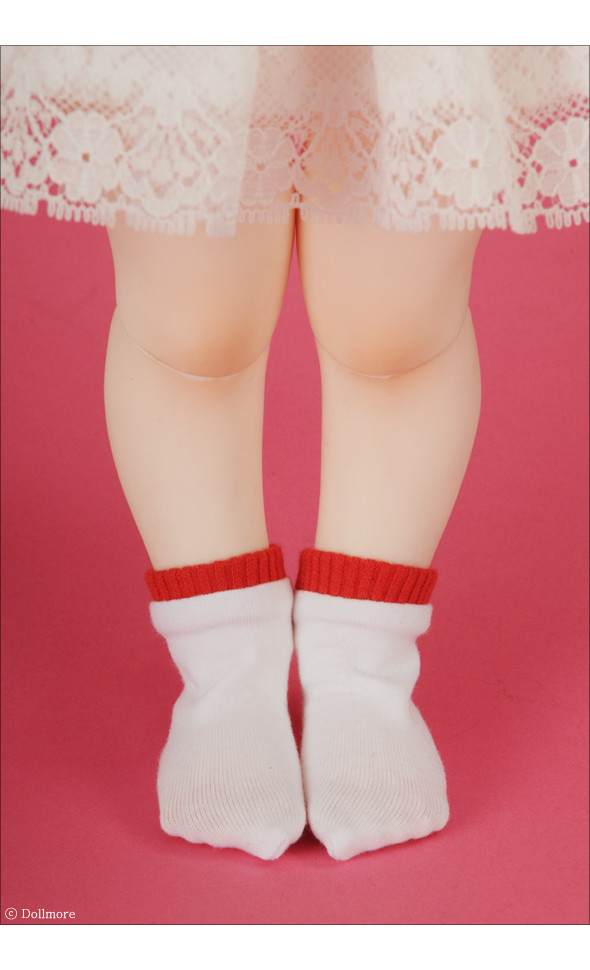 Mokashura Size - Redkak Socks (White)