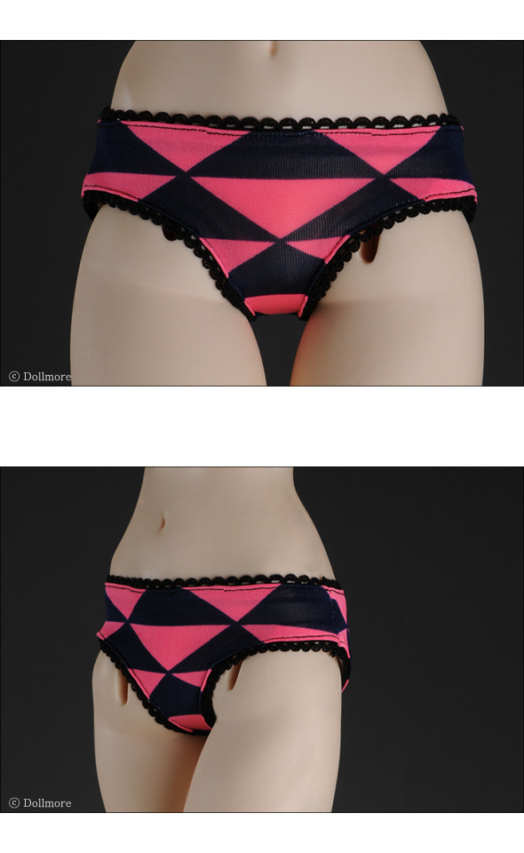 Model F - Acrobat Girl Panty (Pink & Navy)